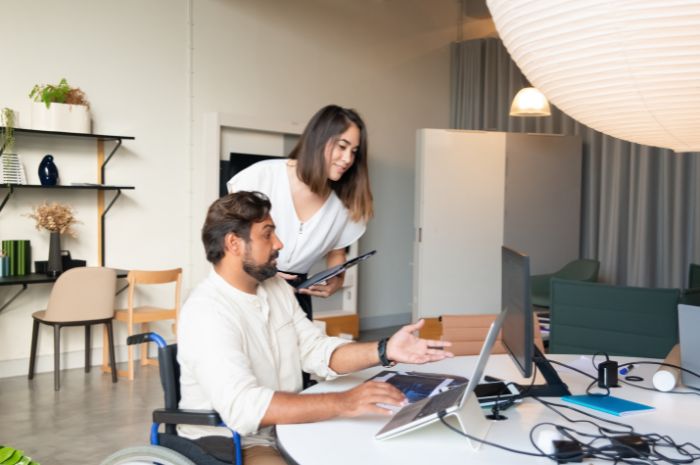 Personas con discapacidad en el trabajo
